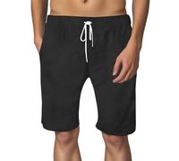 Short Homme en Coton, Short d'été léger pour Homme avec Impression 3D Originale vêtement décontracté Parfait pour la détente à Domicile ou Les promenades