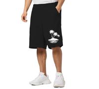 Short Homme Ete Leger Pantalon Cargo Lin Sport Slim de Travail Léger Vetement Mode Jogging Baggy Musculation avec Slip Integre