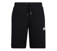 Short Homme - FILA - uni - Coupe Loose - Matières Mélange de coton - Noir M