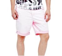 Short Homme - Guess - Trent - Coton élastiqué - Rose - Coupe Regular 33