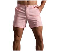Short Homme Leger Chino Shorts Et Bermudas Homme Casual Chic Short De Travail Homme Respirant Bermuda Homme Plage Pantacourt Homme été Short Cargo Homme Slim Short Sport Homme avec Poche