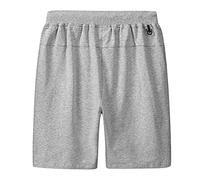 Short Homme Leger Jogging Homme Casual Bermuda Homme Baggy Shorts Et Bermudas Homme Chic Respirant Plage Short Running Homme avec Zip Poche Ceinture Elastique Short De Travail Homme