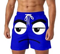 Short Homme, Short Homme Blanc, Short De Sport Gym Course Coupe Loose Rayé Été avec Poches pour Sport Et Outdoor Maillot de Bain Jogging