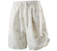 Short Homme Short Homme Été Loisirs Lin Stretch 2026 Été Loisirs Shorts Mode Tie and Dye Simple Bermuda Hose Style Artistique Unique Respirant Doux Tendance Plage Exceptionnel Confortable