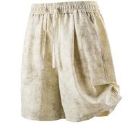 Short Homme Short Homme Été Loisirs Lin Stretch 2026 Été Loisirs Shorts Mode Tie and Dye Simple Bermuda Hose Style Artistique Unique Respirant Doux Tendance Plage Exceptionnel Confortable