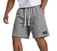 Short Homme Sport Légère Décontractés Short avec Poches Taille Elastique Randonnée Shorts Jogging Shorts Été Plage Pantaloncourt Running Respirant Pantalon Vacances Loisirs Quotidien