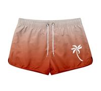 Short Homme Sport Plage Gradué Imprimé Short Respirant Décontracté Quotidien Shorts Cordon Élastique Polyvalent Shorts Confortable Pants Ample Loisir Vacances Natation Plage Été
