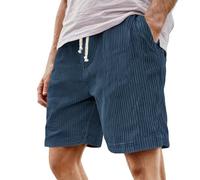 Short Homme Velour Côtelé Stretch Bermuda Cargo Shorts D'été Ample Taille Élastiquée de Plage Jogging Chino Sport avec Poches Confortable Décontracté Couleur Unie Outdoor Pantalon Court Sportswear