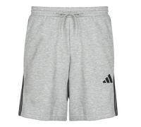 adidas Homme Essential Three Stripes French Terry Short, Medium Grey Heather/Black, S