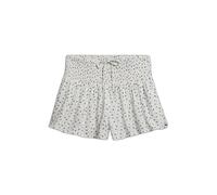 Superdry Printed Mini Smocked Shorts Blanc XL Femme