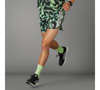 Short imprimé intégral 3 bandes Own the Run Semi Green Spark / Preloved Green / Legend Ivy / Black S 18 CM