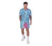 Short imprimé tropical Project X Paris Bleu S