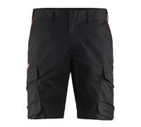 Blaklader 14461832 Pantalon Industrie Stretch, noir/rouge, taille C46