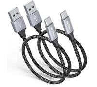 Short Iphone 16 15 Carplay Cable, 0.5m/2pack Usb A To Usb C Cable Fast Charging Type C Car Charger Power Cord For Iphone 16/16 Pro Max/Iphone 15/15 Pro Max/15 Plus, Galaxy S25 S24,Android Auto