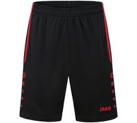 JAKO - Pantalon De Sport Polyvalent, Mixte, Noir/Rouge Sport, XXL