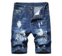 Short Jean Homme Bermuda Homme Short Noir Jogging Pantalon Taille Elastique Rose 3XL Ete Sport Leger Blanc XXL Bermudas Trail Streetwear Running 4XL Summer Hawaien Baggy Poche Zippée De Court