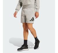 adidas Herren Essentials BIG Logo Single Jersey Short, Medium Grey Heather/Black, XXL