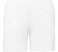 Short Jersey Sport Femme - Blanc, S, Femme