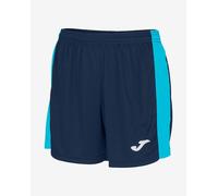 Joma Maxi Shorts Femme, Marine Foncé/Turquoise Fluo, S