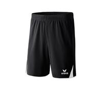 Erima Classic 5-C Short avec Slip intégré. Enfant, Noir/Blanc, 164 cm