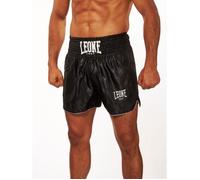 Short Kick Thaï - LEONE - Homme - 100% Polyester - Élastique Large - Noir L