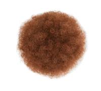 Short Kinky Curly Hair Bun 8'' Afro Puff Drawstring Ponytail Hair Extensions Synthetic Afro Curly Buns for Black Women Hairpiece Look élégant chic(HS27)