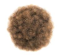 Short Kinky Curly Hair Bun 8'' Afro Puff Drawstring Ponytail Hair Extensions Synthetic Afro Curly Buns for Black Women Hairpiece Look élégant chic(1BT27)