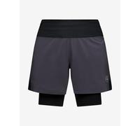 Short La Sportiva Ultra Distance gris foncé noir - S