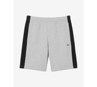 Short Lacoste Cotton Fleece Colour-Block gris noir - XL