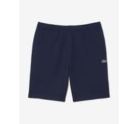 Short Lacoste Regular Fit Logo Stripe Fleece bleu marine - XXL
