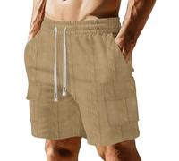 Short Large Femme Bermuda De Travail Homme Bermuda Cargo été Short Travail Shorts Et Bermudas Randonnée Outdoor Baggy Taille Elastique Pantalon Court Chantier DéContract Léger Cargo Homme Blanc