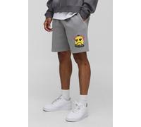 Short large mi-long en jersey - MAN homme - gris - S, gris