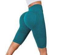 Short Leggings Anti Cellulite 3D Compression Femme Original, Legging Anti-Cellulite 3 D, Drainant Pantalon de Sport Yoga Fitness Push-Up Sculptant