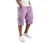 Short Long Femme été Short De Travail Homme Taille Elastique Léger Randonnée Bermuda Travail été Pantalon Court Cargo DéContract Baggy Shorts Et Bermudas Chantier Outdoor Bermuda Cargo Homme Corteiz