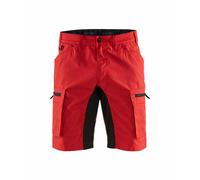 Short maintenance +stretch Blåkläder 1449 Rouge/Noir Blaklader - 144918455699C