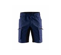 Blaklader 14491845 Service Shorts Stretch, Bleu marine / Noir, taille C46