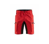 Blakläder Short de maintenance Stretch 144918455699 T.42 Rouge/Noir