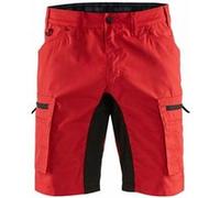 Blaklader 14491845 Service Shorts Stretch, Rouge/Noir, taille C58
