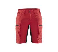 Short maintenance stretch femme Blåkläder 7149 Rouge/Noir Blaklader - 714918455699C 34
