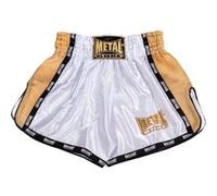 Short Métal boxe Extrem Blanc et doré-S-Blanc et Or Blanc et Or G