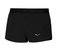 Short Mizuno Tech Light Split 1.5 Noir, Taille XL