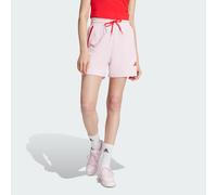 Short adidas Essentials Color Pop French Terry rose rouge femme - S