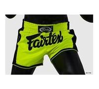 Short muay thai Fairtex Jaune fluo Jaune G
