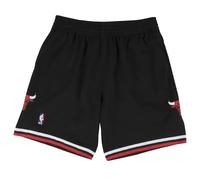 Mitchell & Ness Shorts NBA Swingman 2.0 – Chi. Bulls Noir/Noir M Grande taille Grande longueur