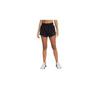 Nike Femme W NK One DF Mr 3in Br Upper Thigh Length Short, Black/Reflective Silv, S EU