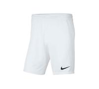 Short - NIKE - JR Park III Knit - Enfant - Polyester - Regular - Blanc S