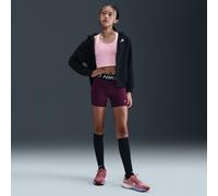 Short Nike Pro pour fille Bordeaux/Blanc XS