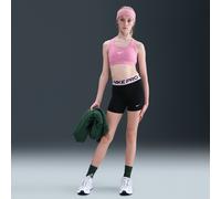 Short Nike Pro pour fille Noir/Medium Soft Pink/Blanc M