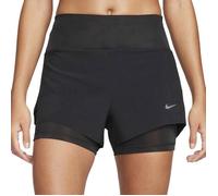 NIKE Pantalon de sport 'Swift' noir / blanc, Taille XS
