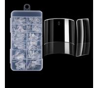 Short Not Need Sanding Semi Adhesive Faux Nails for Work and Social Event Short False Nails for Women